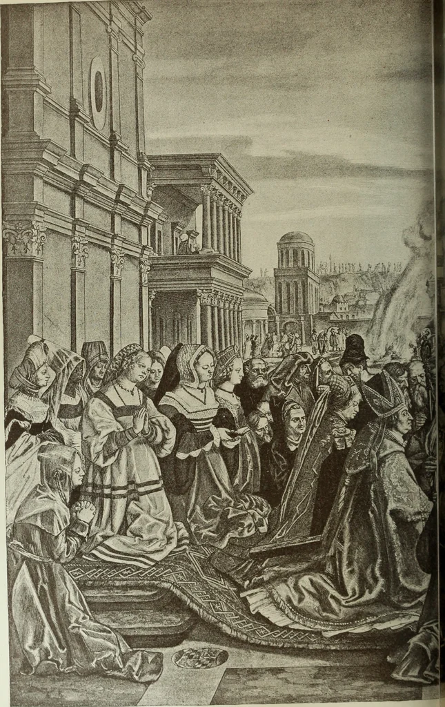 An illustration from Geschichte der deutschen Malerei, 1890, leaf 507