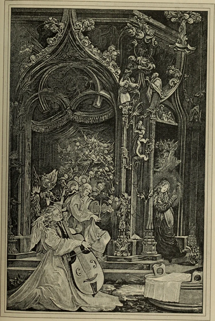 An illustration from Geschichte der deutschen Malerei, 1890, leaf 518