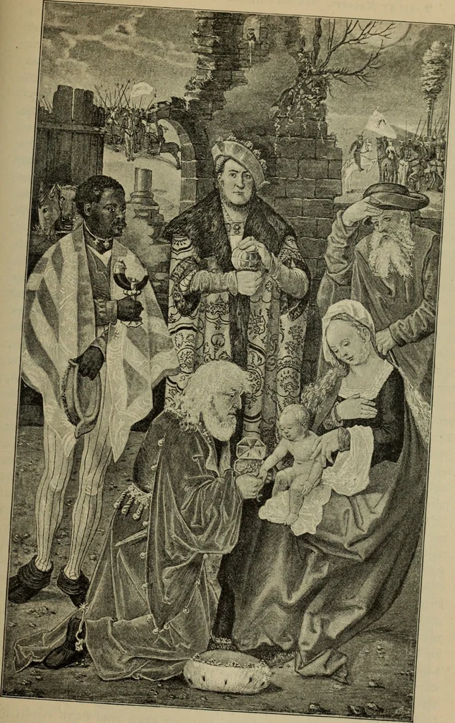 An illustration from Geschichte der deutschen Malerei, 1890, leaf 534