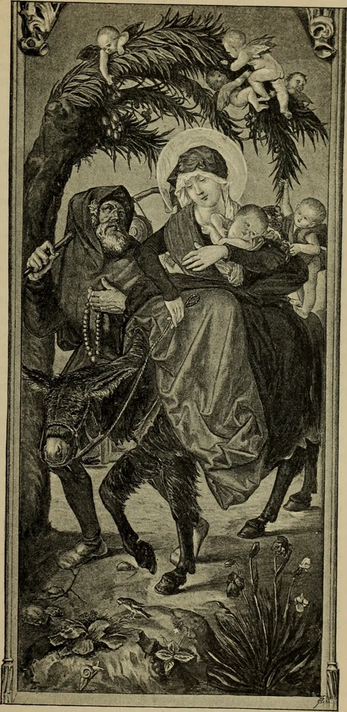 An illustration from Geschichte der deutschen Malerei, 1890, leaf 536