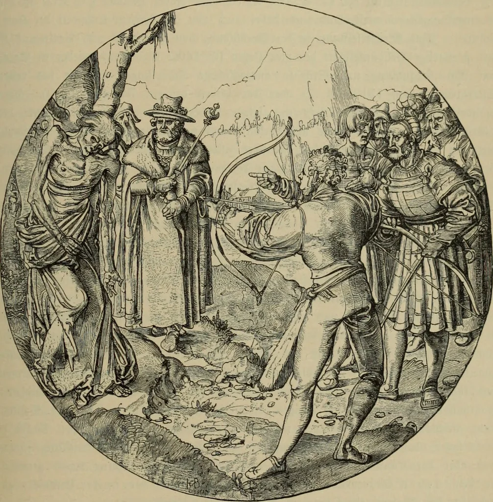 An illustration from Geschichte der deutschen Malerei, 1890, leaf 544