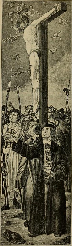An illustration from Geschichte der deutschen Malerei, 1890, leaf 554