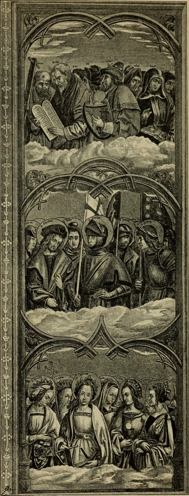 An illustration from Geschichte der deutschen Malerei, 1890, leaf 560