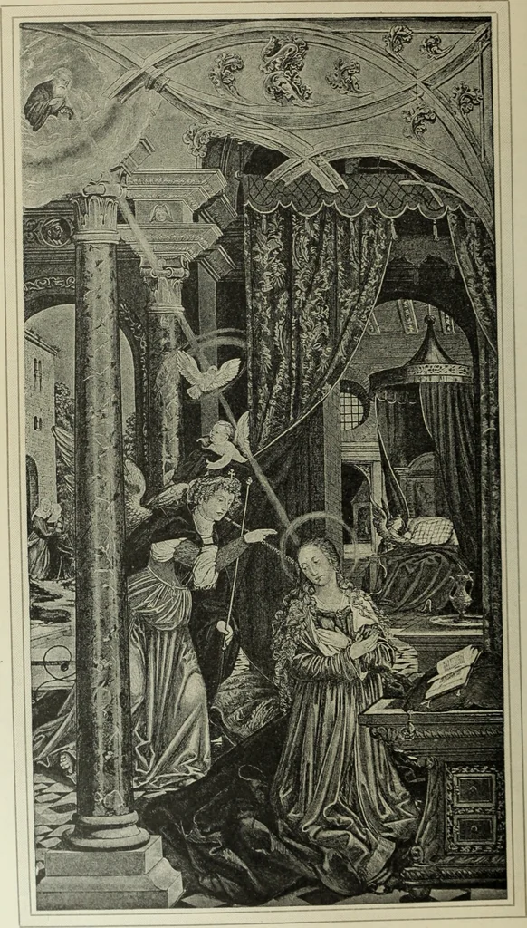 An illustration from Geschichte der deutschen Malerei, 1890, leaf 573