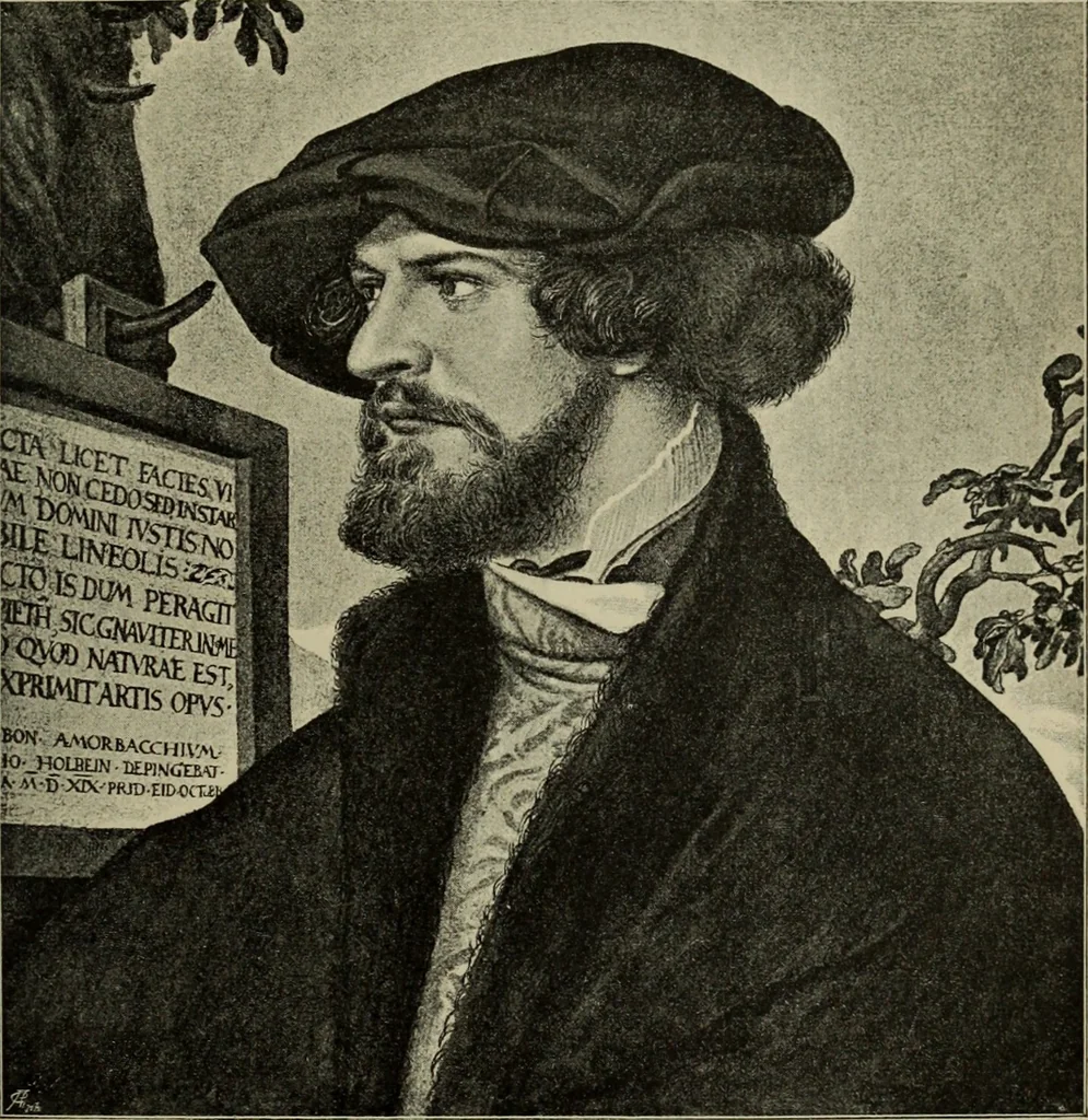 An illustration from Geschichte der deutschen Malerei, 1890, leaf 598