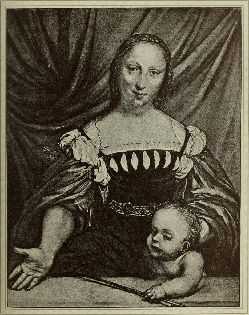An illustration from Geschichte der deutschen Malerei, 1890, leaf 600