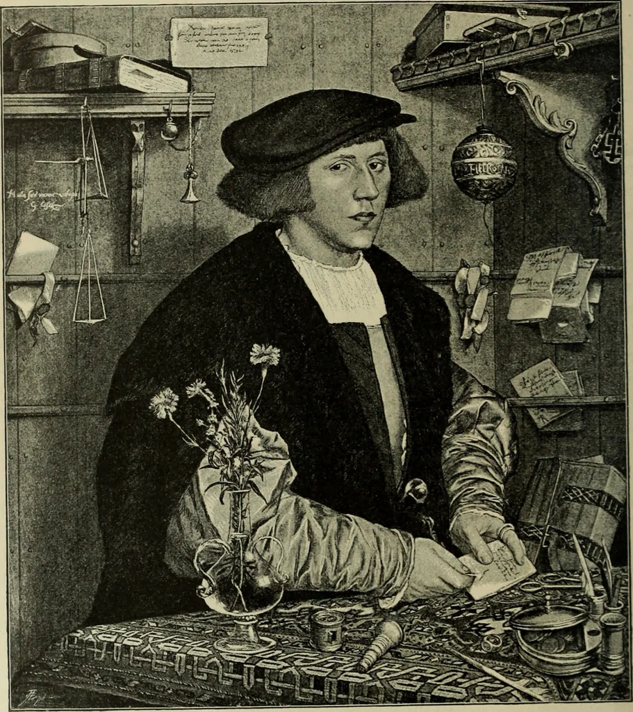 An illustration from Geschichte der deutschen Malerei, 1890, leaf 609