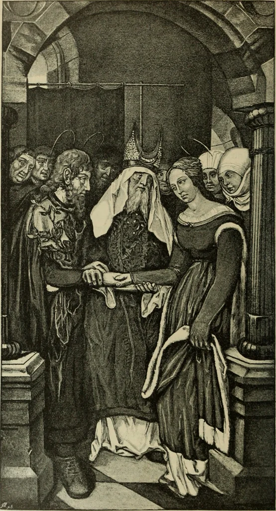 An illustration from Geschichte der deutschen Malerei, 1890, leaf 629