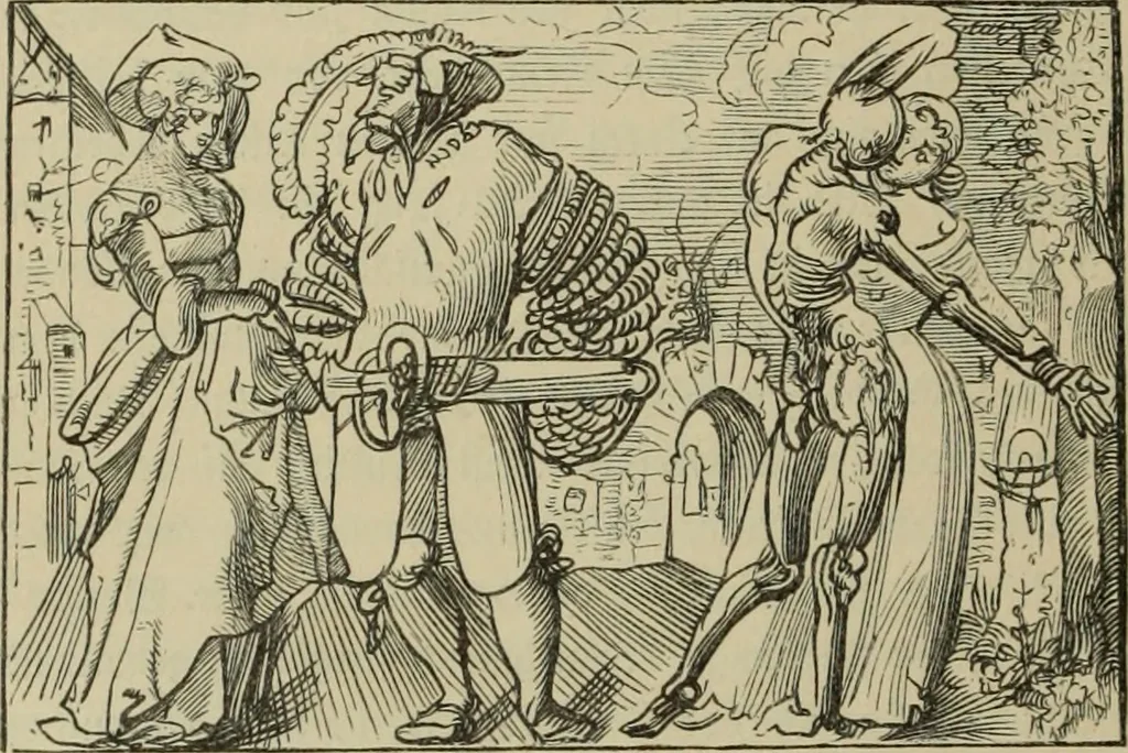An illustration from Geschichte der deutschen Malerei, 1890, leaf 633