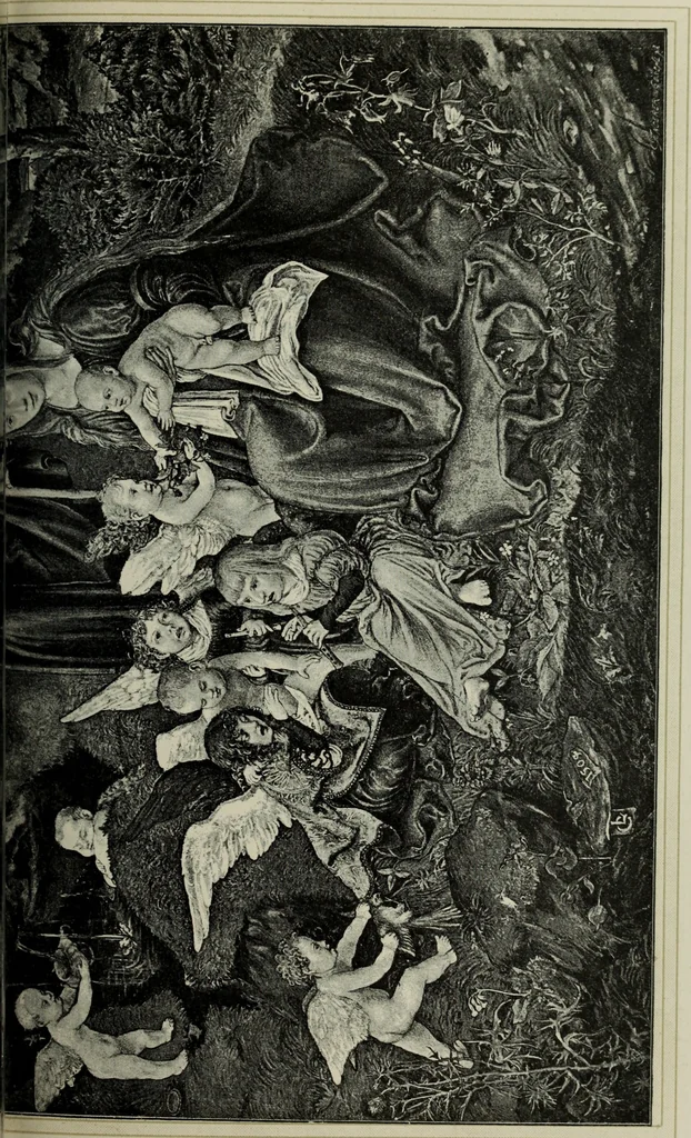 An illustration from Geschichte der deutschen Malerei, 1890, leaf 644