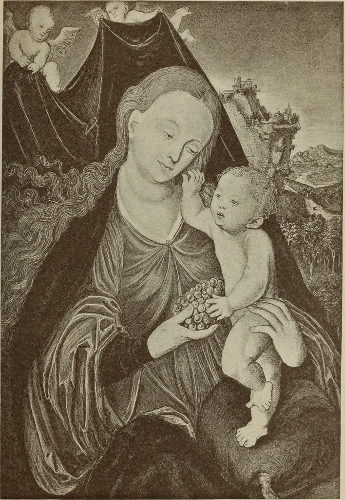 An illustration from Geschichte der deutschen Malerei, 1890, leaf 648