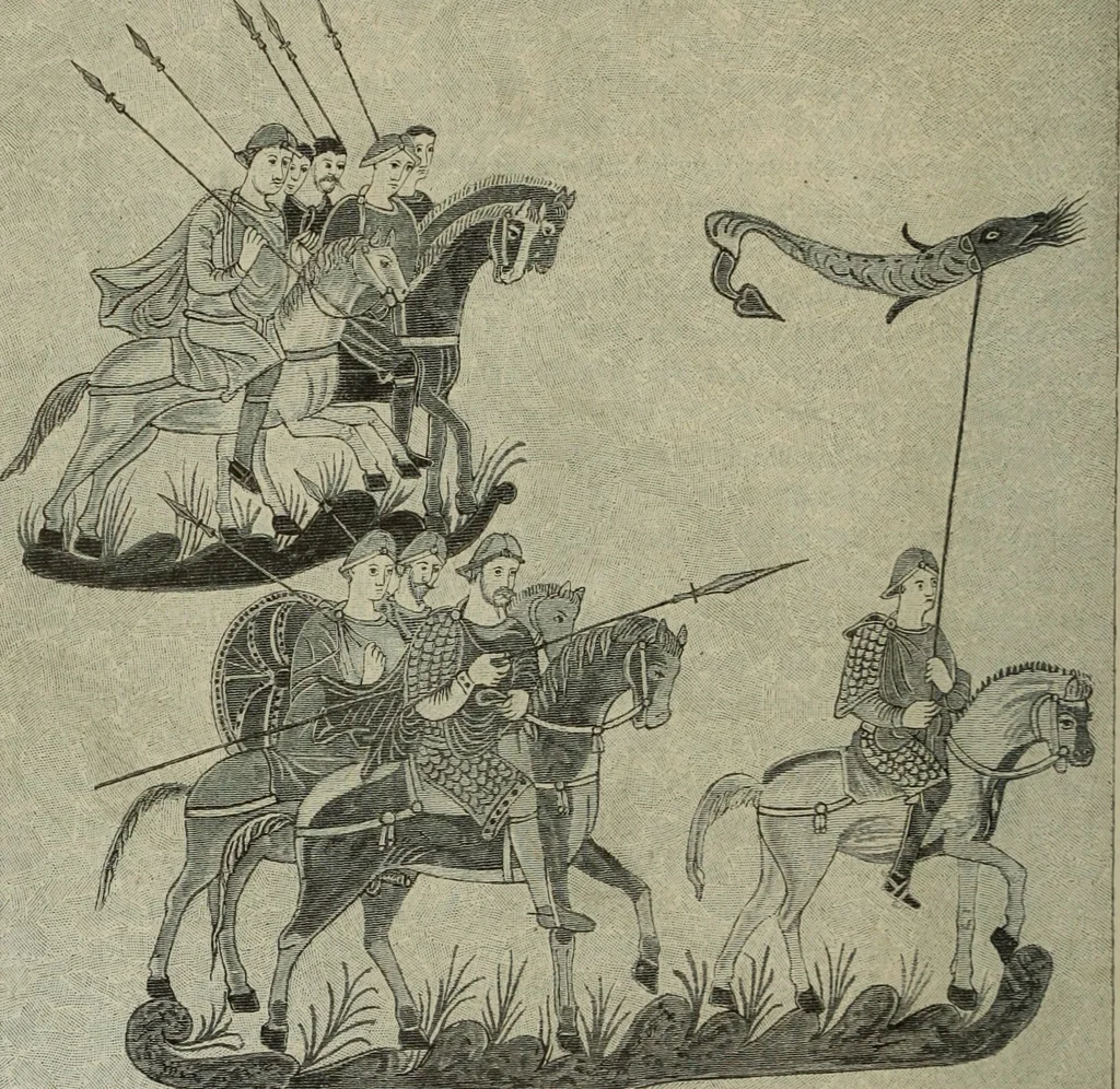 An illustration from Geschichte der deutschen Malerei, 1890, leaf 65