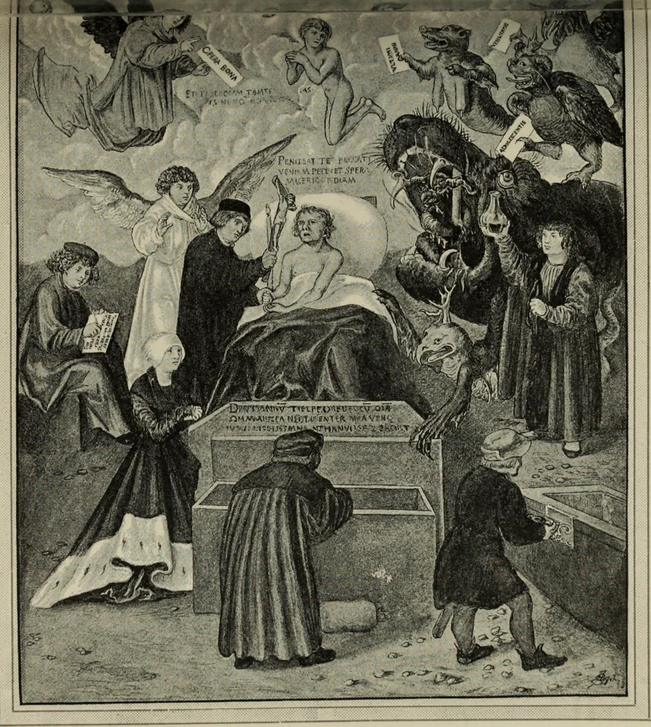 An illustration from Geschichte der deutschen Malerei, 1890, leaf 652