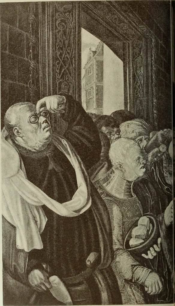 An illustration from Geschichte der deutschen Malerei, 1890, leaf 659