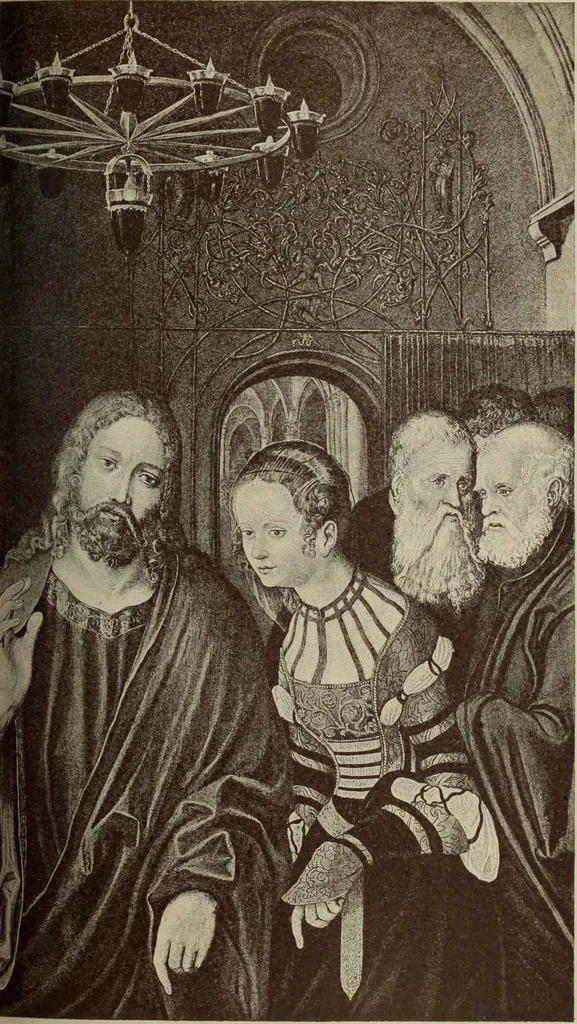 An illustration from Geschichte der deutschen Malerei, 1890, leaf 660