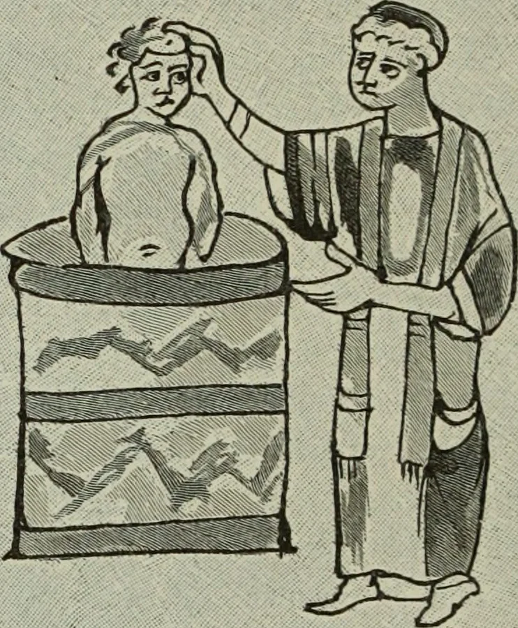 An illustration from Geschichte der deutschen Malerei, 1890, leaf 67