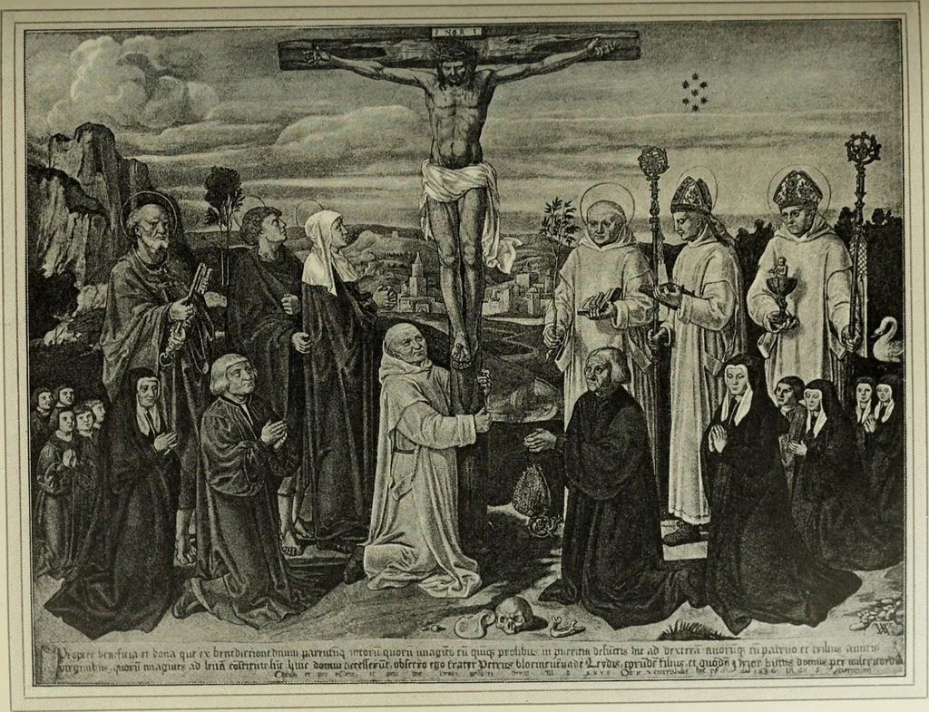An illustration from Geschichte der deutschen Malerei, 1890, leaf 681