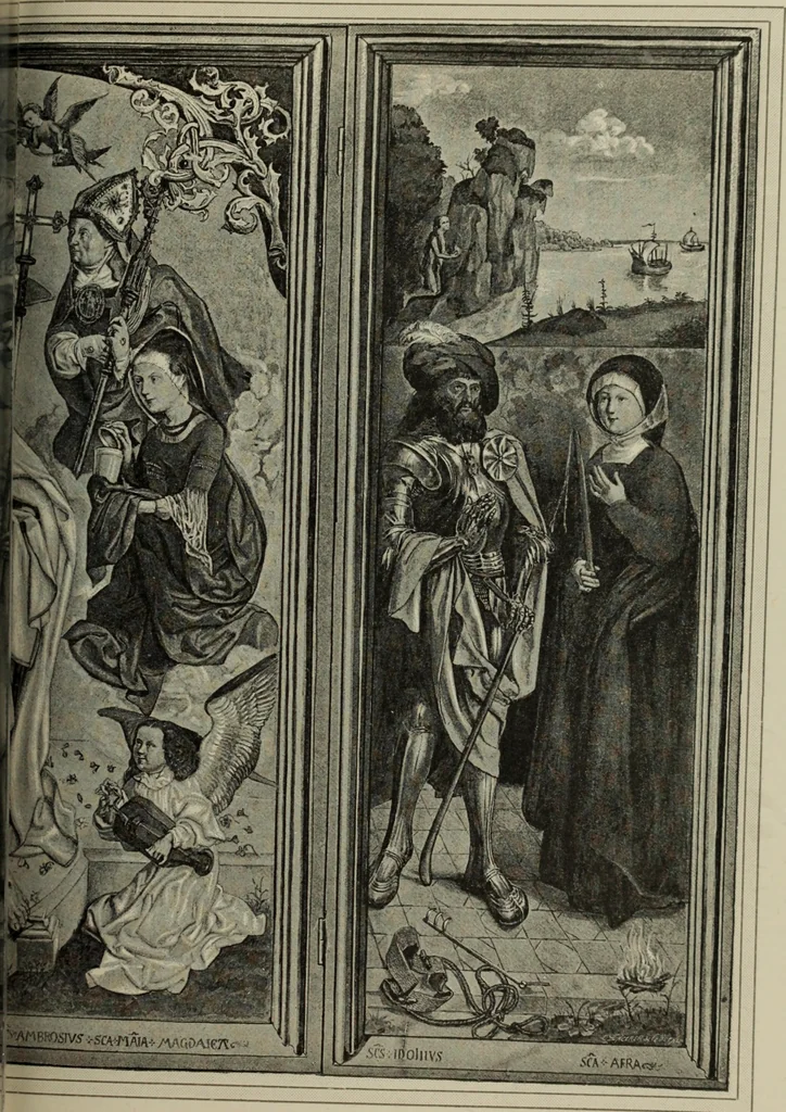 An illustration from Geschichte der deutschen Malerei, 1890, leaf 686