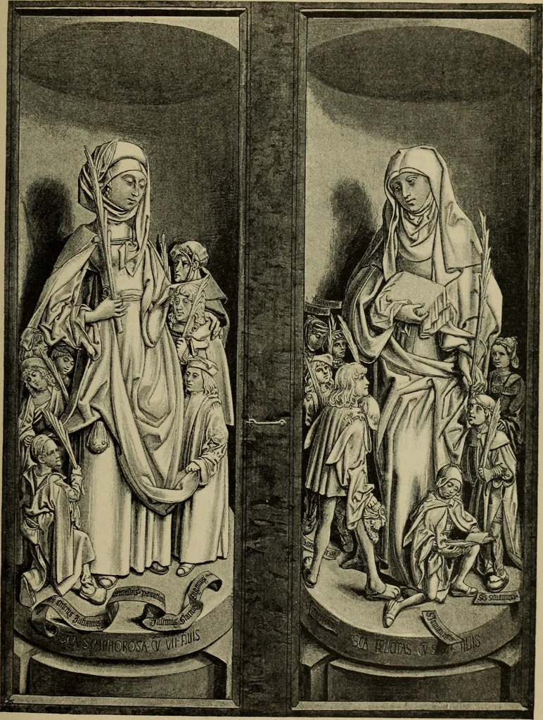 An illustration from Geschichte der deutschen Malerei, 1890, leaf 688