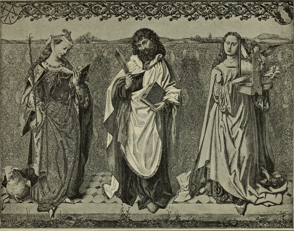 An illustration from Geschichte der deutschen Malerei, 1890, leaf 690