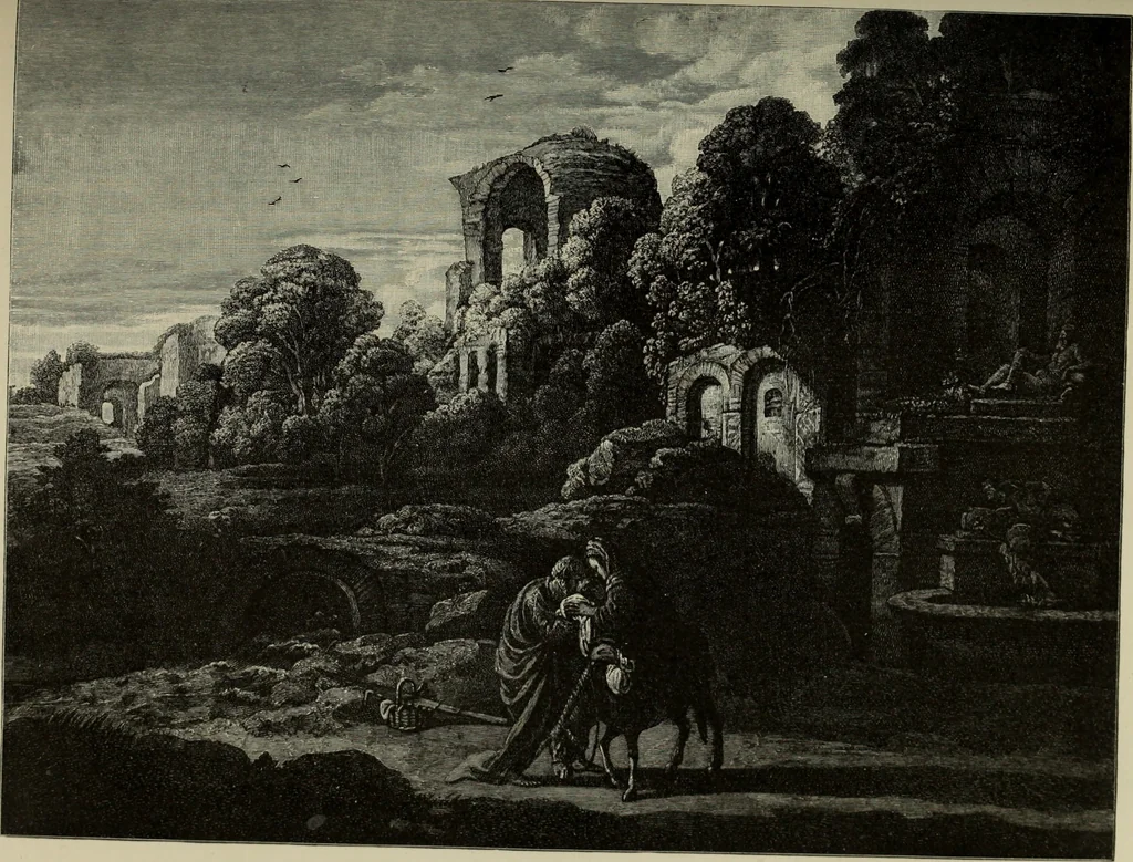 An illustration from Geschichte der deutschen Malerei, 1890, leaf 734