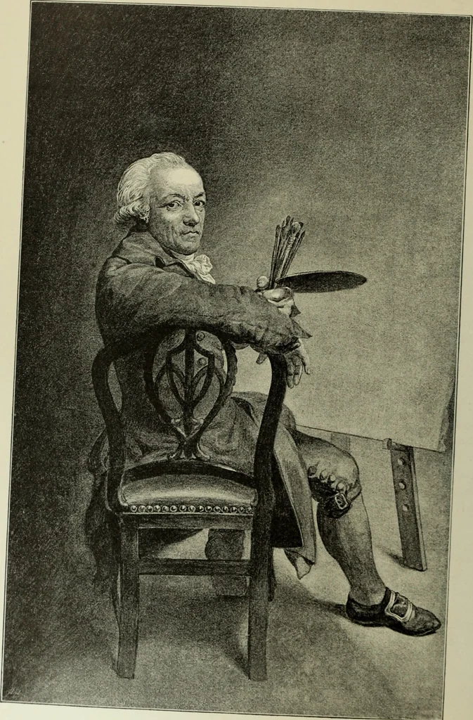 An illustration from Geschichte der deutschen Malerei, 1890, leaf 779