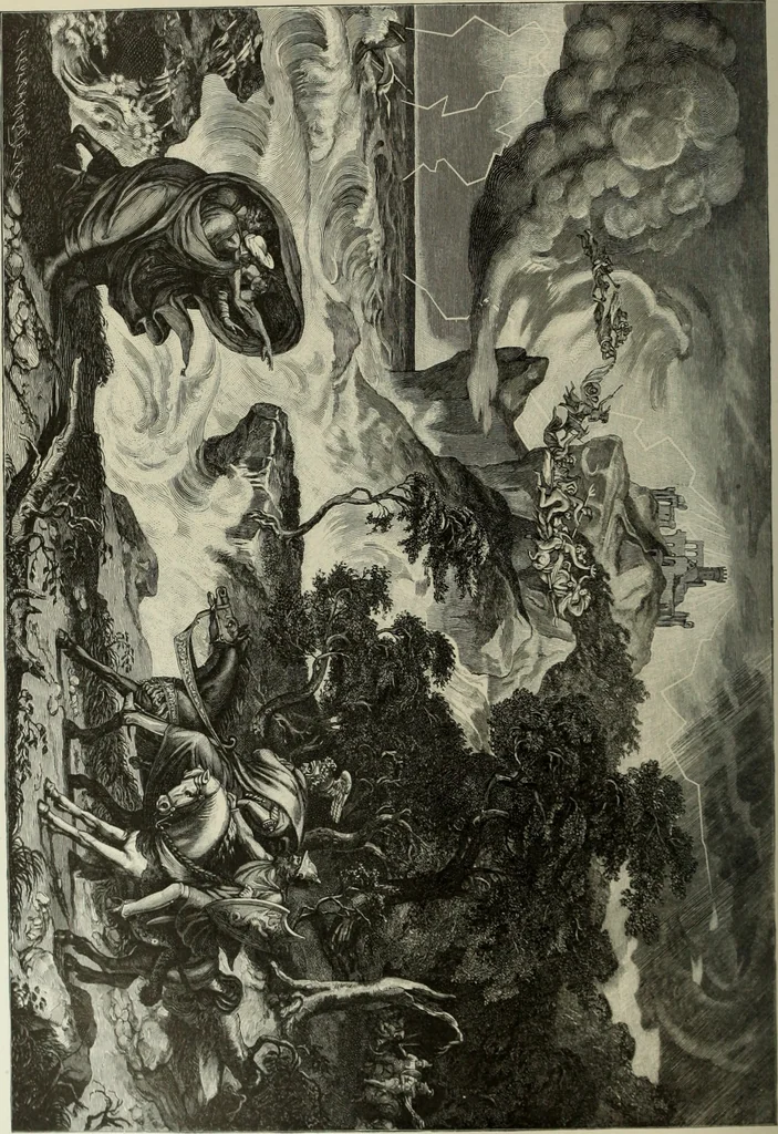 An illustration from Geschichte der deutschen Malerei, 1890, leaf 795