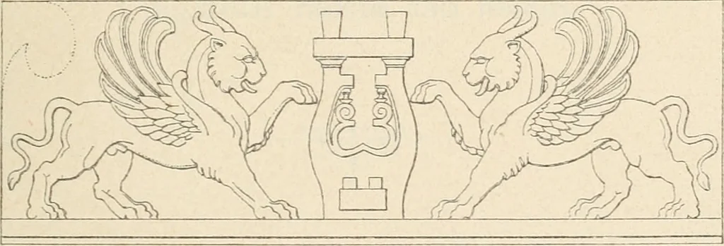 An illustration from Geschichte der griechischen Künstler, 1889, leaf 14