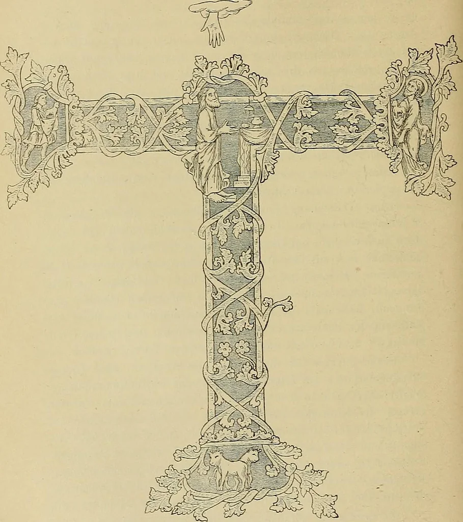 An illustration from Geschichte der karolingischen Malerei : ihr Bilderkreis and seine Quellen, 1894, leaf 124