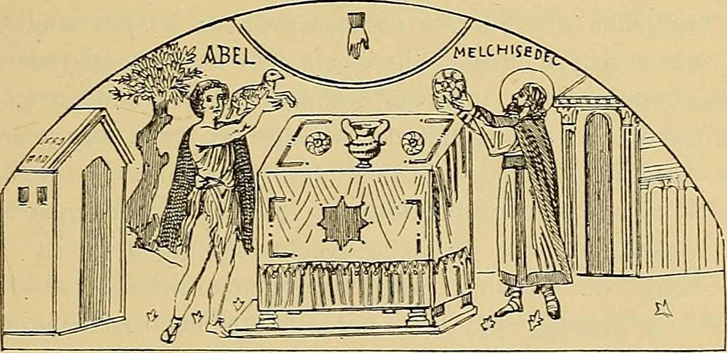 An illustration from Geschichte der karolingischen Malerei : ihr Bilderkreis and seine Quellen, 1894, leaf 125