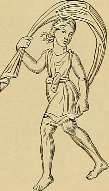 An illustration from Geschichte der karolingischen Malerei : ihr Bilderkreis and seine Quellen, 1894, leaf 149