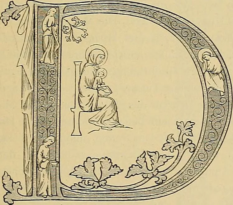 An illustration from Geschichte der karolingischen Malerei : ihr Bilderkreis and seine Quellen, 1894, leaf 167