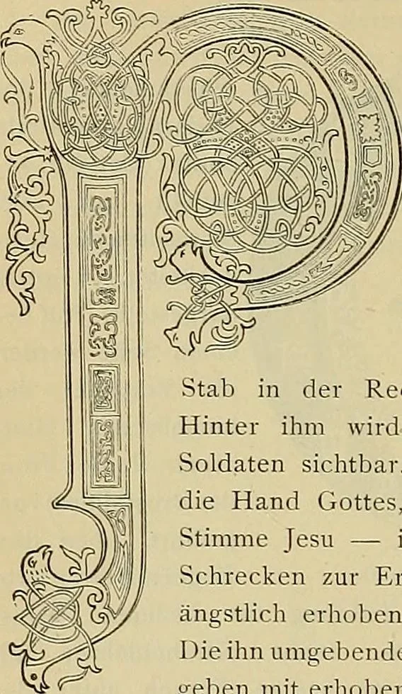 An illustration from Geschichte der karolingischen Malerei : ihr Bilderkreis and seine Quellen, 1894, leaf 242