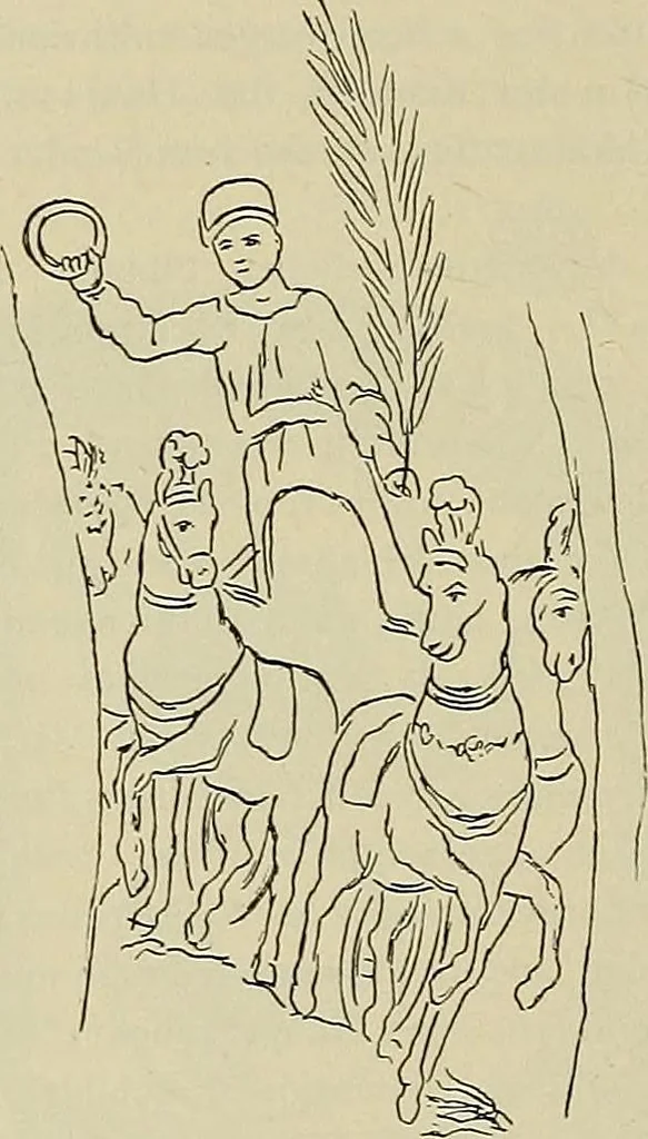 An illustration from Geschichte der karolingischen Malerei : ihr Bilderkreis and seine Quellen, 1894, leaf 292