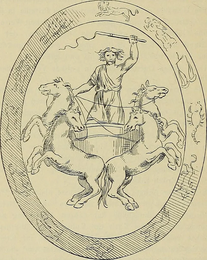 An illustration from Geschichte der karolingischen Malerei : ihr Bilderkreis and seine Quellen, 1894, leaf 294