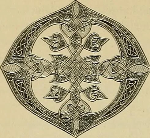An illustration from Geschichte der karolingischen Malerei : ihr Bilderkreis and seine Quellen, 1894, leaf 444