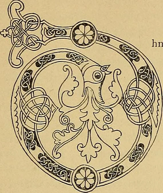 An illustration from Geschichte der karolingischen Malerei : ihr Bilderkreis and seine Quellen, 1894, leaf 465