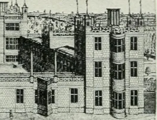 An illustration from Geschichte der Kunst in Grossbritannien und Irland, 1909, leaf 101