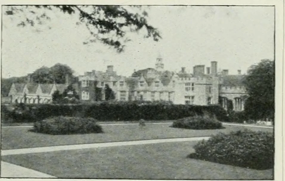 An illustration from Geschichte der Kunst in Grossbritannien und Irland, 1909, leaf 105