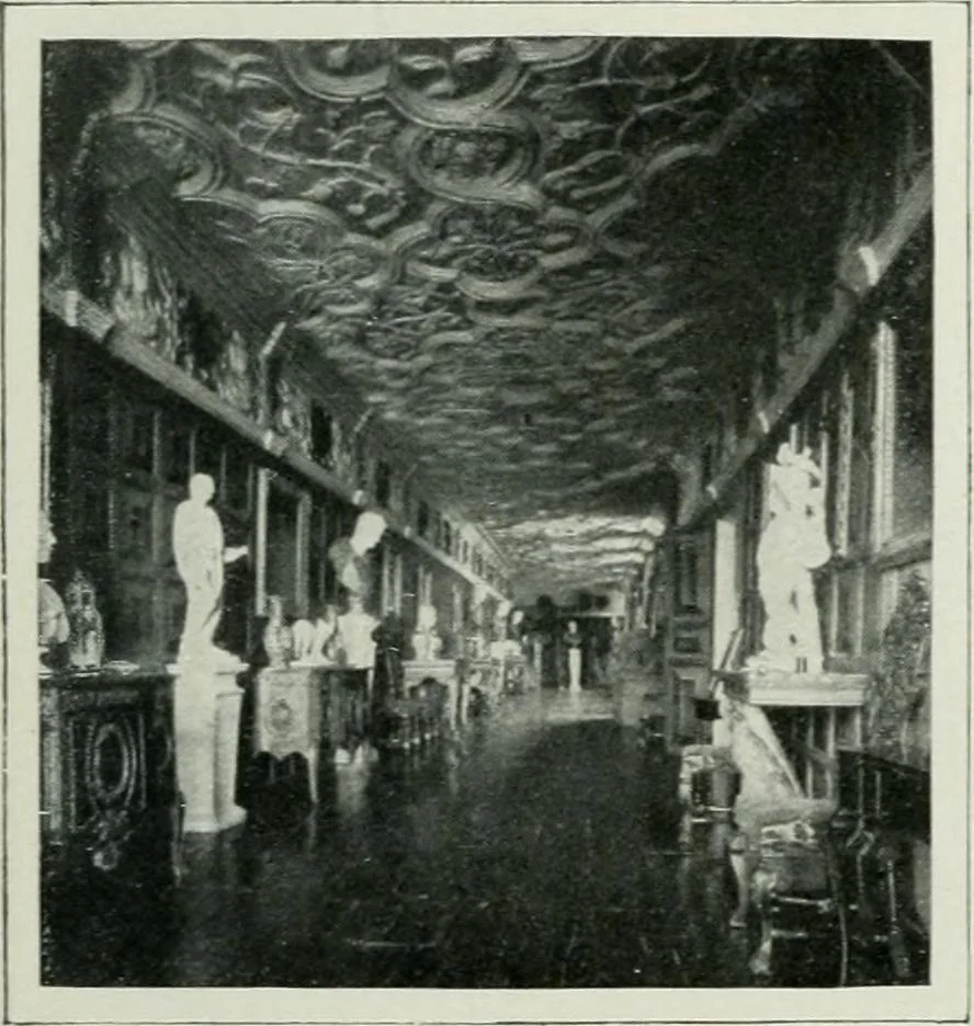 An illustration from Geschichte der Kunst in Grossbritannien und Irland, 1909, leaf 107