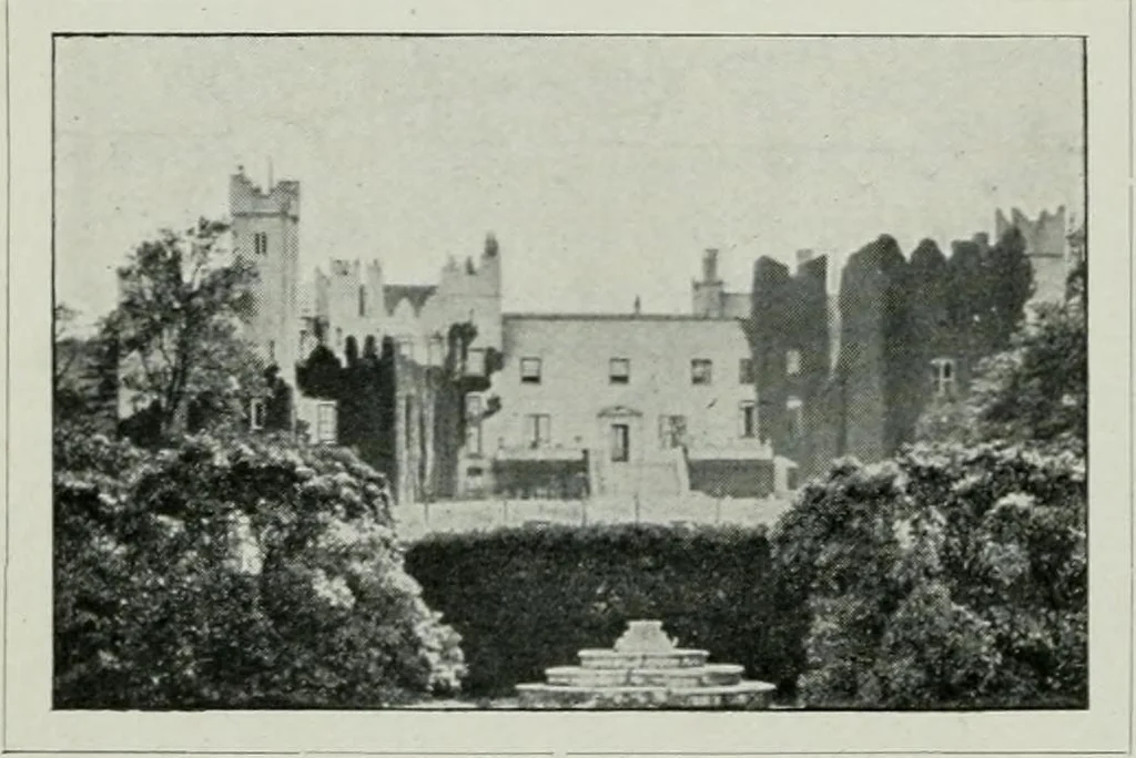 An illustration from Geschichte der Kunst in Grossbritannien und Irland, 1909, leaf 110