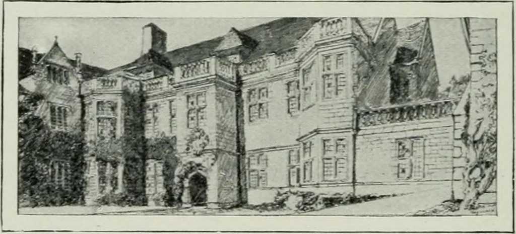 An illustration from Geschichte der Kunst in Grossbritannien und Irland, 1909, leaf 112