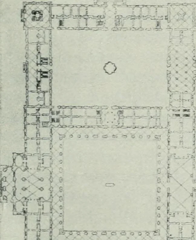 An illustration from Geschichte der Kunst in Grossbritannien und Irland, 1909, leaf 115