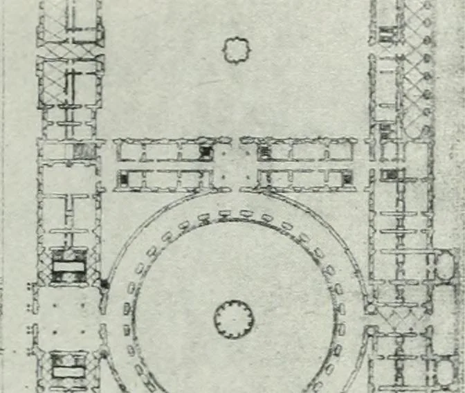 An illustration from Geschichte der Kunst in Grossbritannien und Irland, 1909, leaf 115