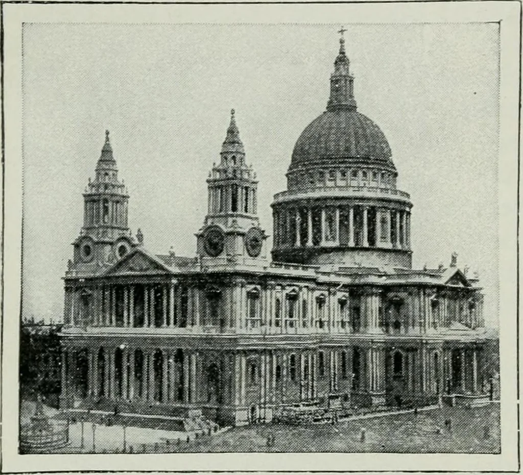 An illustration from Geschichte der Kunst in Grossbritannien und Irland, 1909, leaf 118