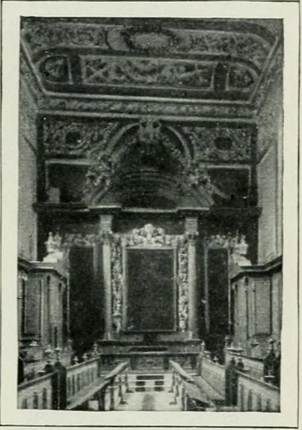 An illustration from Geschichte der Kunst in Grossbritannien und Irland, 1909, leaf 119