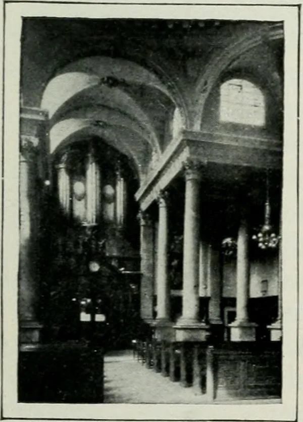 An illustration from Geschichte der Kunst in Grossbritannien und Irland, 1909, leaf 119