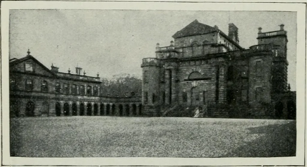 An illustration from Geschichte der Kunst in Grossbritannien und Irland, 1909, leaf 130