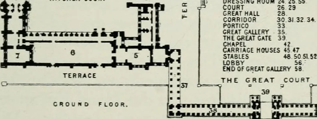 An illustration from Geschichte der Kunst in Grossbritannien und Irland, 1909, leaf 131