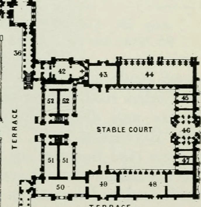 An illustration from Geschichte der Kunst in Grossbritannien und Irland, 1909, leaf 131